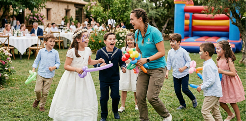 Animación infantil para comuniones en Valencia