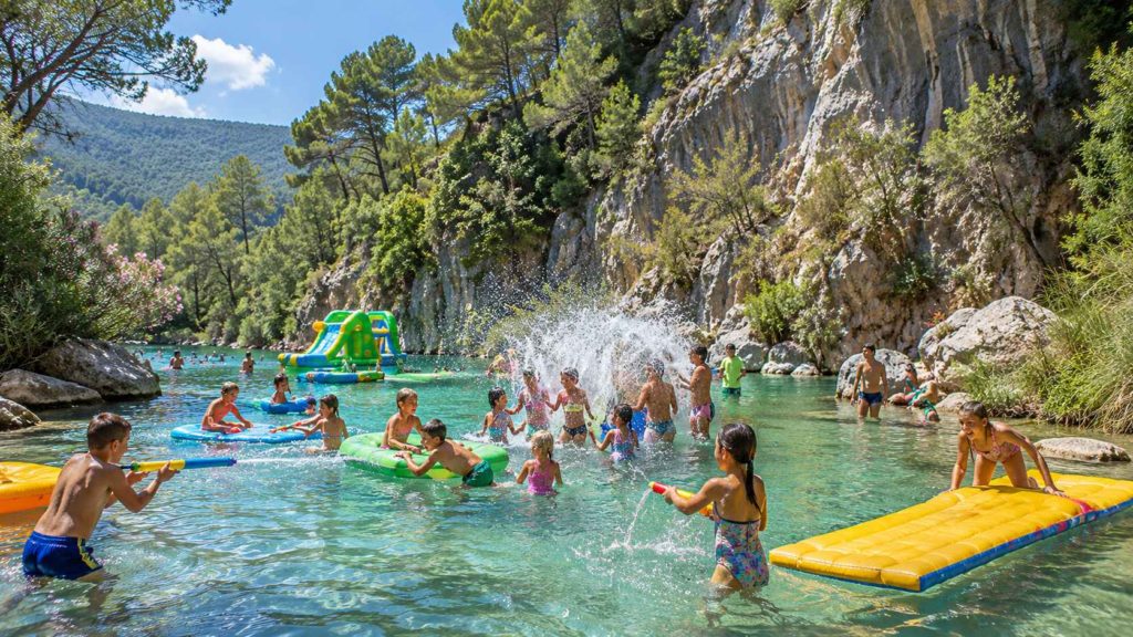 Fiestas acuáticas en Montanejos 
